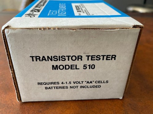 Precision transistor tester - bk,